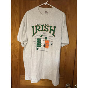 Fruit of the Loom XL Irish Themed Graphic T-Shirt